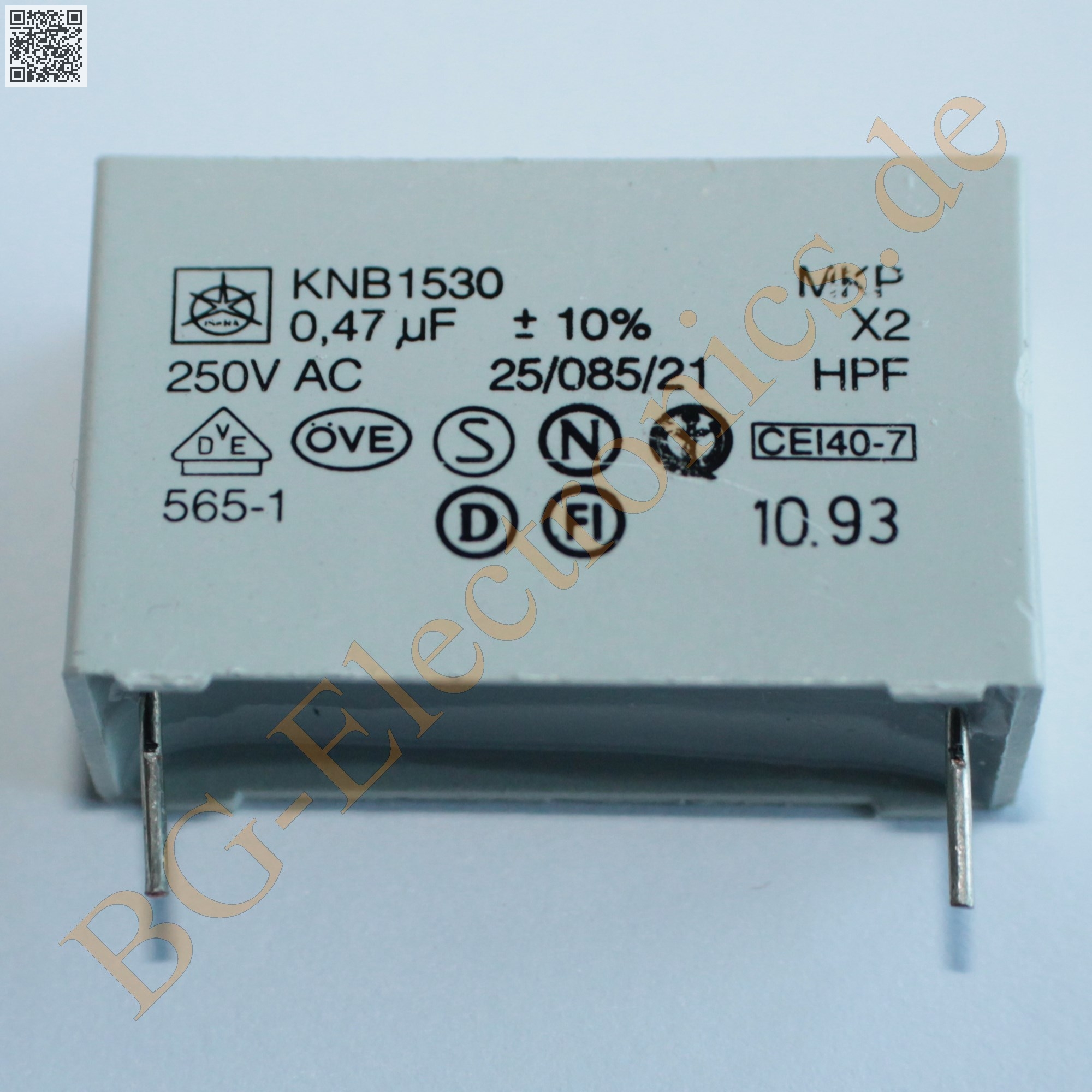 FO-R 470nF / 250V / X2 MKP / RM27,5