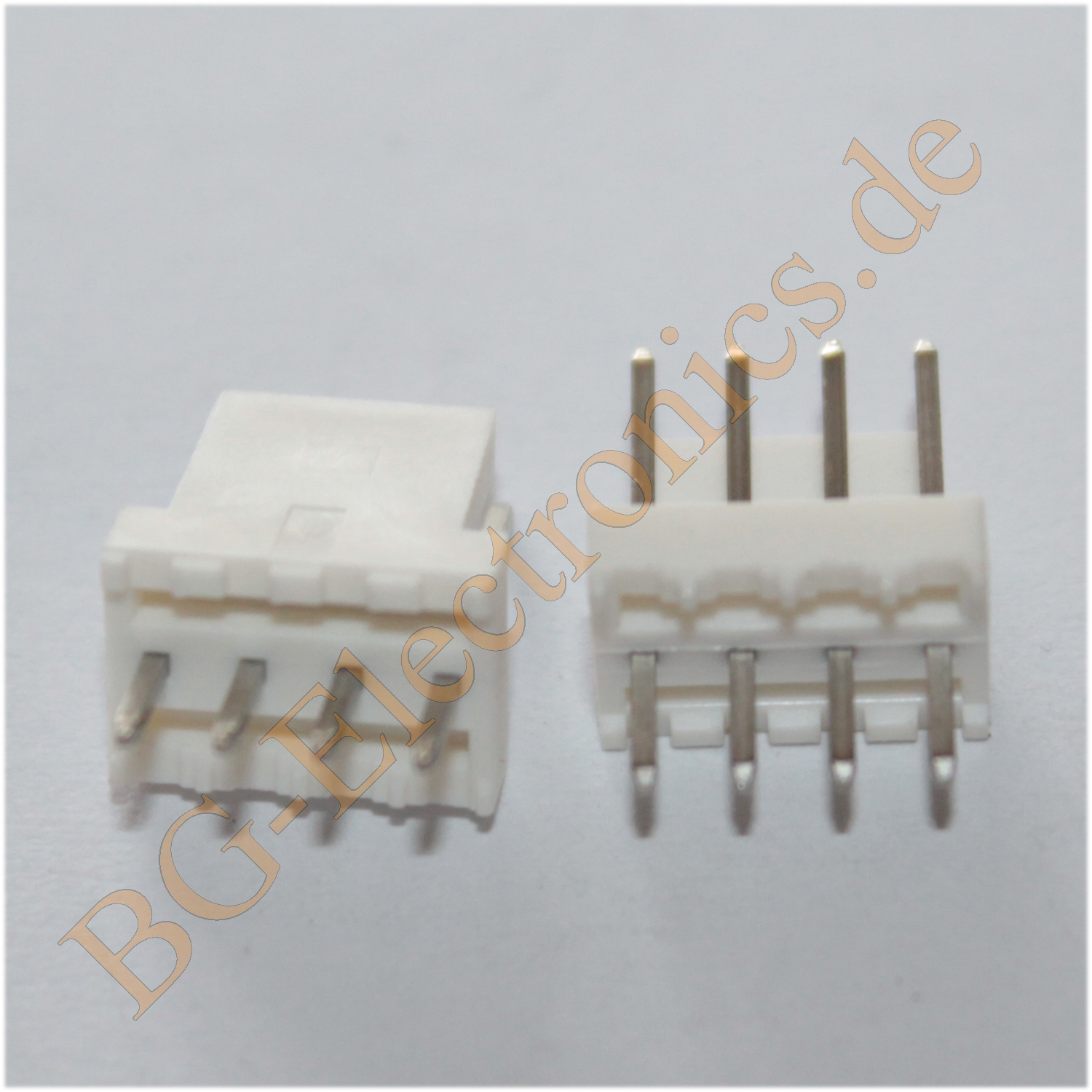 PCB-Connector1x 4-Pins right white