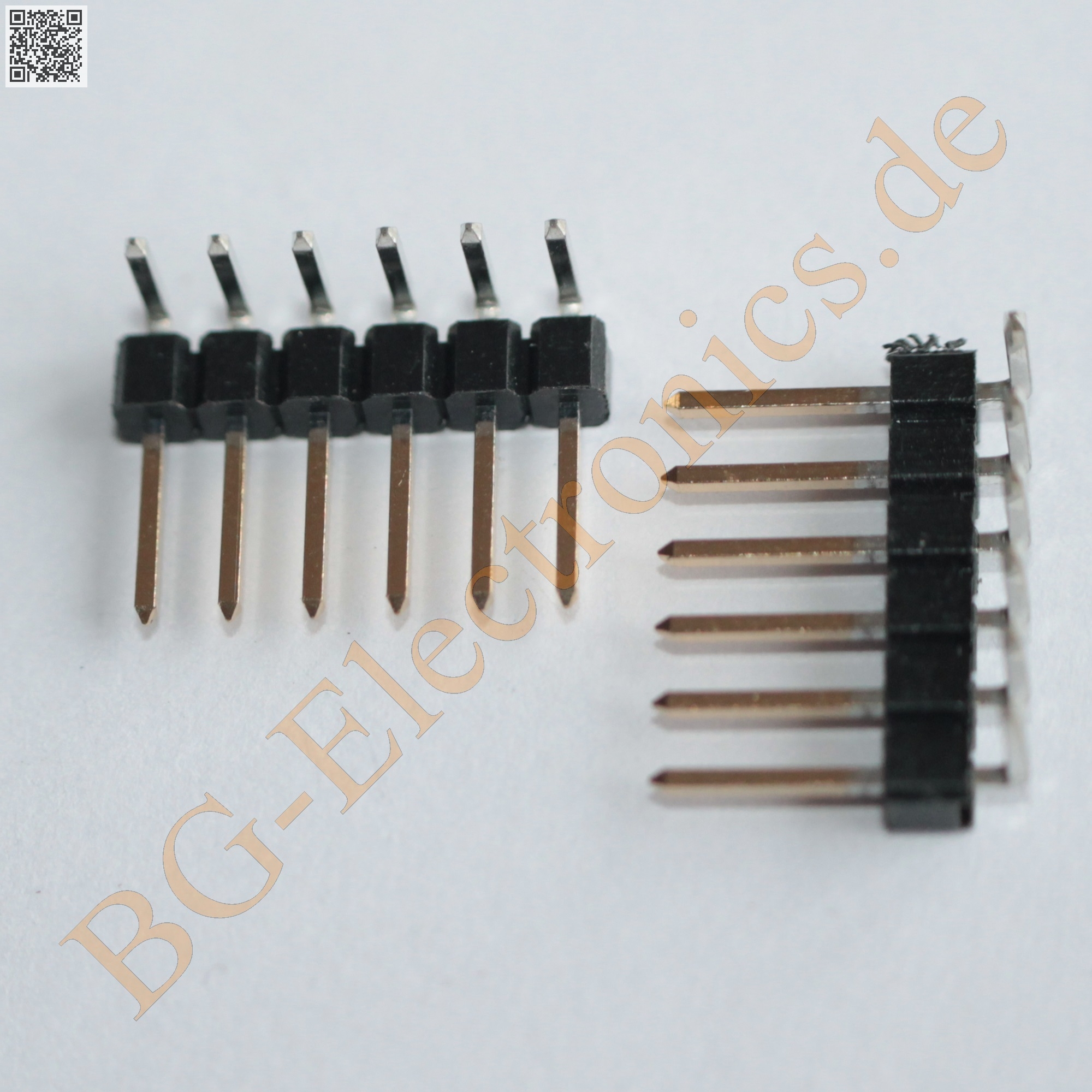 PCB-Connector 1x6-Pins right angled