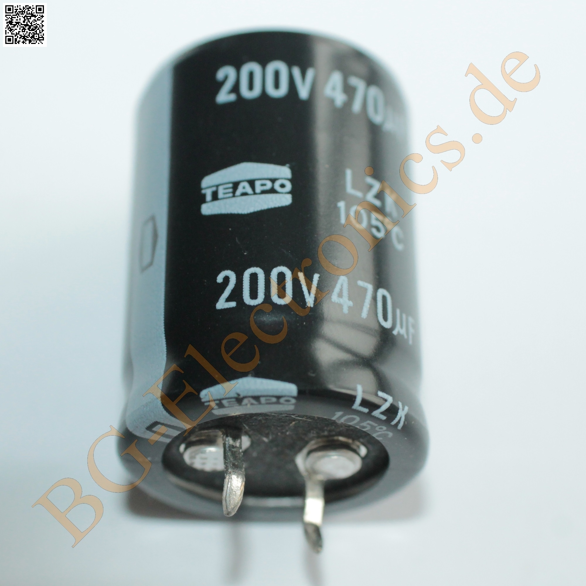 Kondensator capacitor Philips 470uF 10V NOS 10 Elko RM5